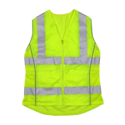 PIP 302-0312 Woman's Safety Vest, ANSI Type R Class 2, Solid Front, Mesh