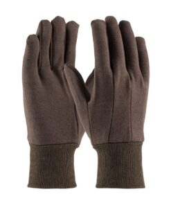 Alternative view of West Chester 750LC Women's Standard Weight Cotton Gloves - Brown Jersey, Knit Wrist Gloves, 750C