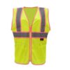 GSS Safety 7805 Class 2 Two Tone Ladies Vest - Lime