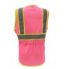 GSS Safety 7806 Pink Two Tone Ladies Vest Back