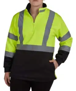 Alternative view of Utility Pro - UHV667 HiVis Women's 1/4 Zip Soft Shell